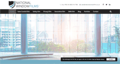 Desktop Screenshot of nationalwindowfilms.com