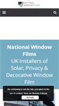 Mobile Screenshot of nationalwindowfilms.com